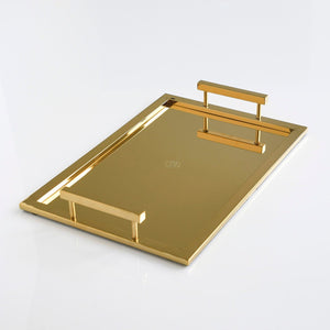 Gold Rectangular Tray