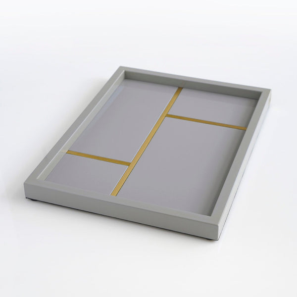 Grey Decorative Tray