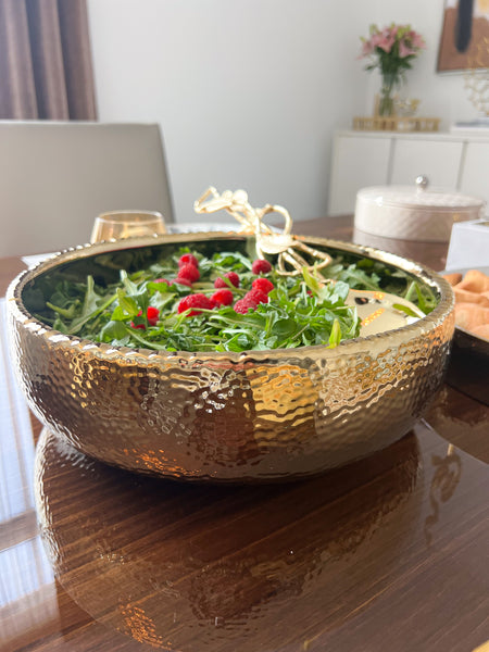 Hammered Gold Bowl