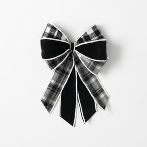 Plaid Bow Ornament